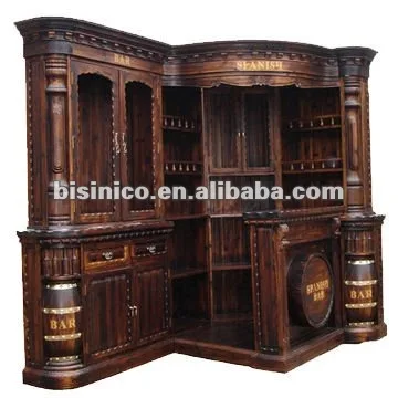 hausbar möbel aus holz klassiker-Antike Möbel Set-Produkt ID:633026058