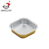 yysmallcap 220ML Work Home Packing Disposable Cup cake 112x112x30mm Aluminum Container Smooth-wall Wedding Oven Boxes CSQ220