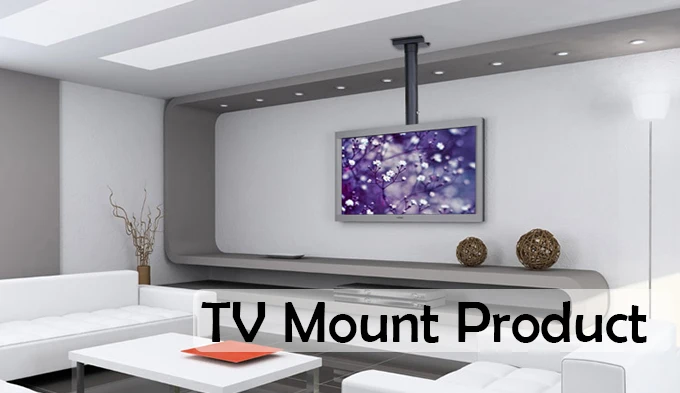 Motorized Tv Mount With 15 Degrees Tilt Hot Sale Flip