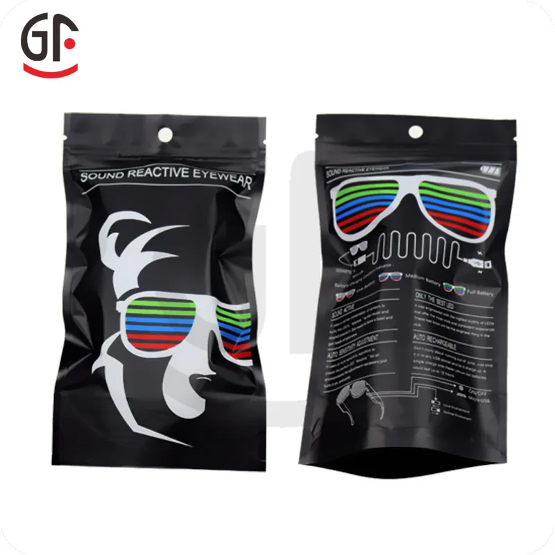 LED flashing glasses Christmas holiday gifts voice control glasses party props