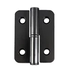 433 Heavy duty metal magnetic black lift off type alternator door hinges