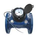 Irrigation water meter with pulse output