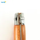 Knife Folding Knife Good Quality Turning Lock Wooden Handle Opniel Pocket Folding Knife