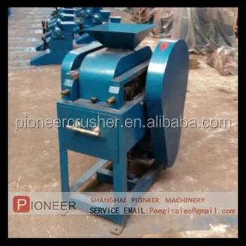 High efficiency pionner produced small lab double roller crusher