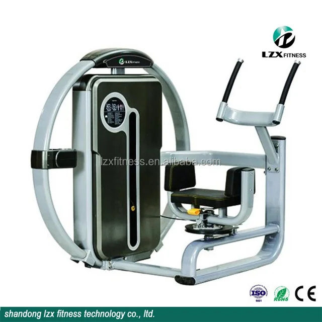 rotary torso exercise machine used for gym bodybuilding