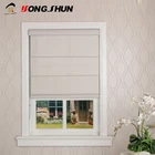 New design OEM manual chain blackout roller window blind plain fabric roman shades