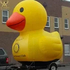 cartoon mascot inflatable duck character cute duck balloon for parade decoration