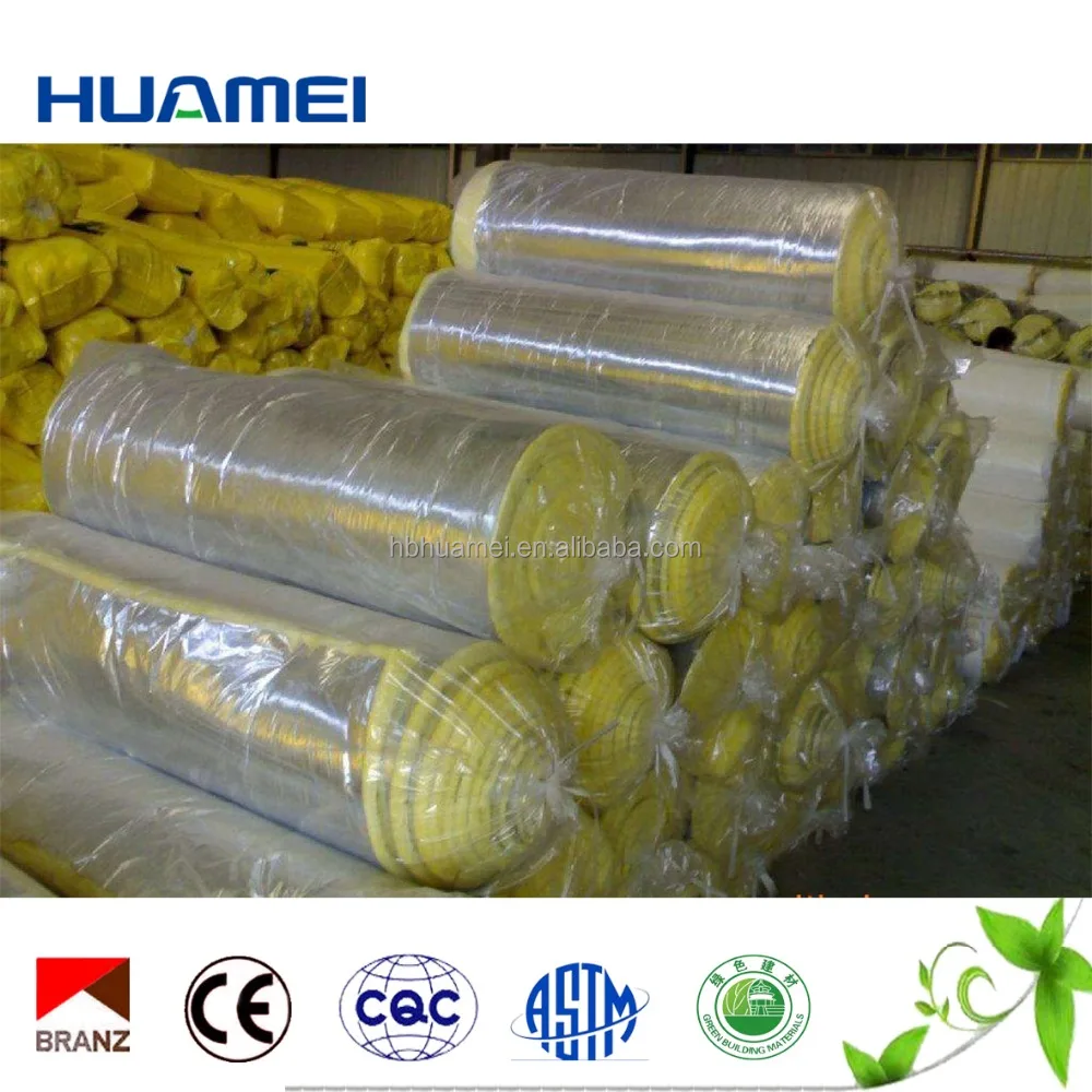 nice quality fire proof glass wool with aluminum foil