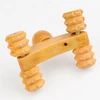 Amazon hot selling natural wood heads body massage roller