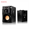 Portable 3 horn Loudspeakers loud bamboo Home Theater/Outdoor Wireless Bluetooth Speaker