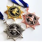 Customized 3D Antique Casting Star Shape Sports Metal Medal