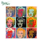 Modern Pop Artwork Impressionist Marilyn Monroe Portrait Wall Art Frame Picture oil Painting