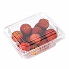 Disposable tray biodegradable packaging with lid clamshell clear bowl free samples plastic fruit container