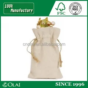 linen bags jute sack gunny burlap pouches custom logo packaging