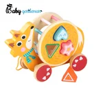 New fashion educational wooden baby push toys for wholesale Z05185B