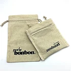 bracelet container flat gift bag organic cotton packaging cloth pouch