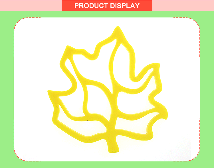 source eco-friendly table maple leaf hot silicone