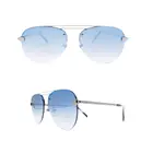 made in china luxury new design custom metal sunglasses fashion double bridge sun glasses