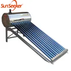 Hot sale long working time portable bath heater pipe 80l solar water heater