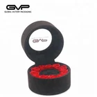 2018 11pcs eternal fresh rose black luxury velvet jewelry ring box wedding case sweet boxes