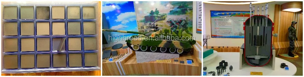 50X50X4mm flat bulletproof tiles b4c.jpg