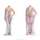 Newest double use kaftan cover up and beach halter dress