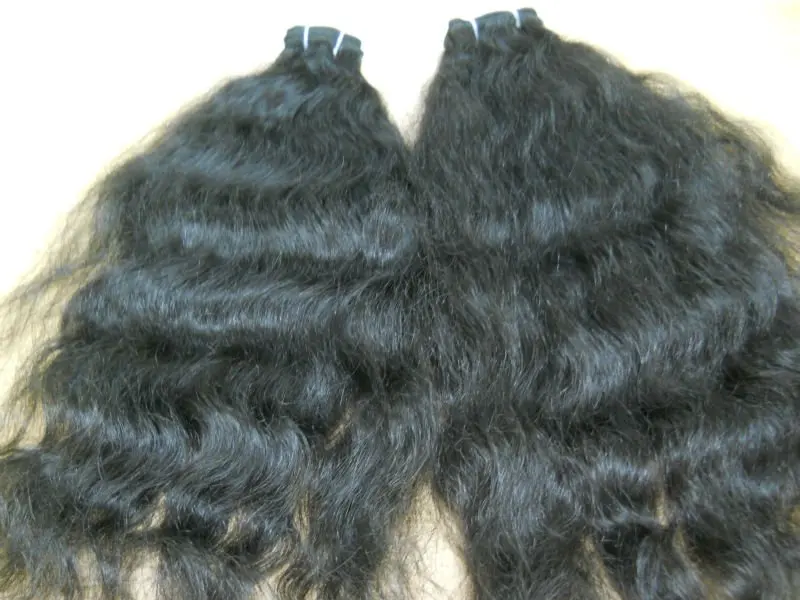 new deep wavy machine weft