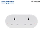 FRANKEVER Mini Wifi Smart Plug, Dual Socket Outlets Compatible with Amazon Alexa,Google Home, IFTTT, no hub Required