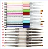 17 pcs Professional Nail Art Brush Set Line Drawing Painting Pen UV Gel Polish Designs Acrylic Perfect Manicure Books On Tools