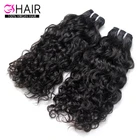 Free Sample New Products Cambodian Water Wave Cuticle Aligned Virgin Human Bundles Extensions Raw Indian Curly Hair Vendor
