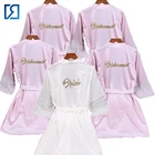 Popular Bridesmaid Satin Robe Wedding Bridal Party Robes