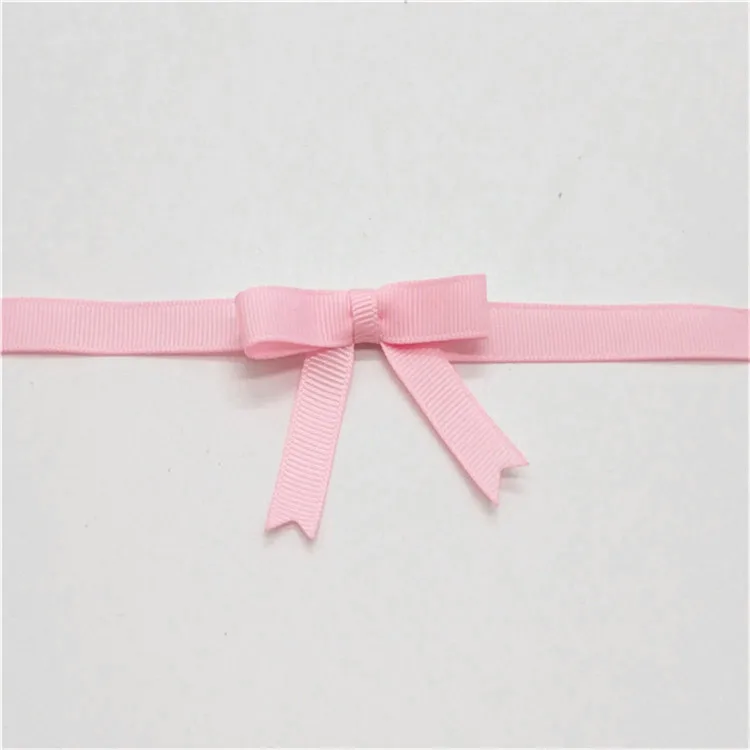 Festival party gift wrapping decorative pre tied pull bow ribbon with self adhesive