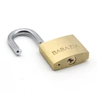 Factory wholesale fine polishing big small thin type best safty cheap price brass padlock