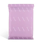 customized printed logo biodegradable purple poly mailers plastic mail courier packages bag for postage