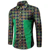 Plus Size New Summer 2019 African Shirt for Men Dashiki Long Sleeve African Clothes Patchwork Casual Style Men Shirt BRW WYN350