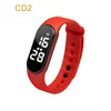 Touch screen TPU sports pedometer bracelet stopwatch promotional gift with logo