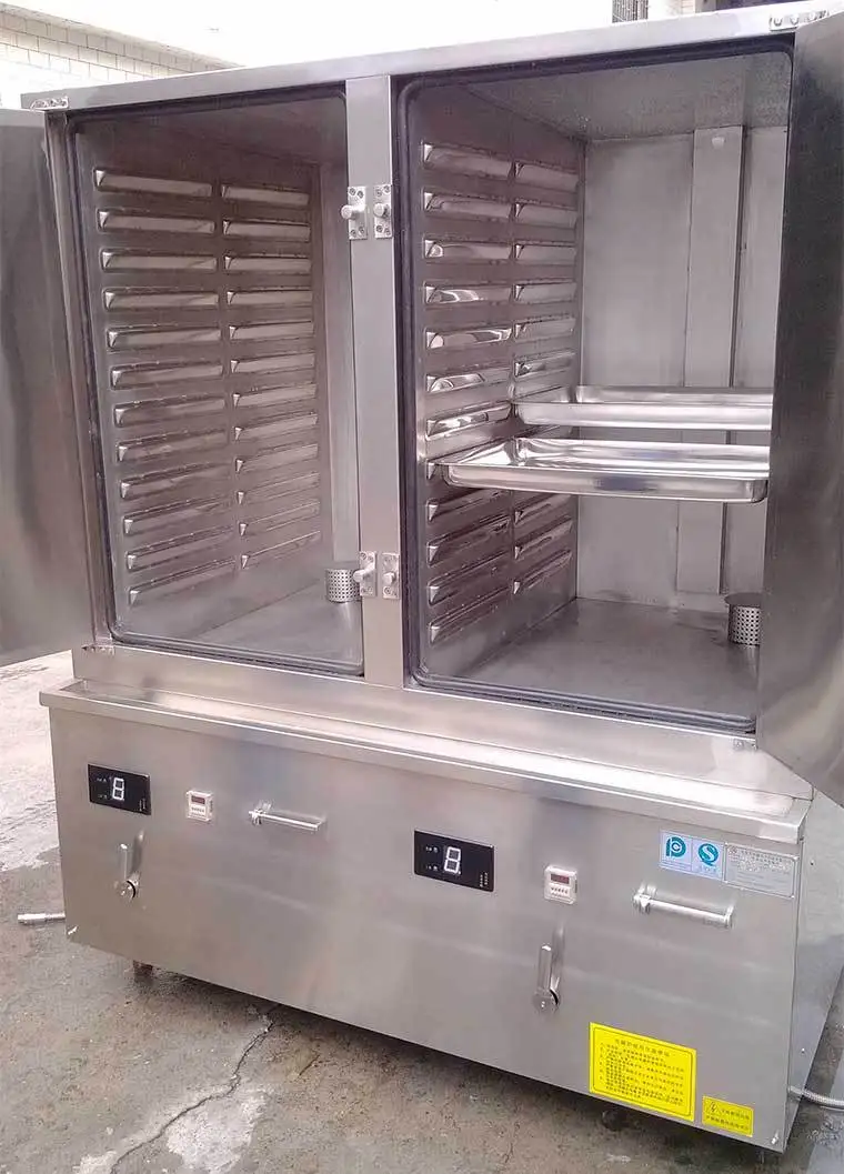 Commercial Cooking Equipment Seafood Steamer With Threedoor Design For