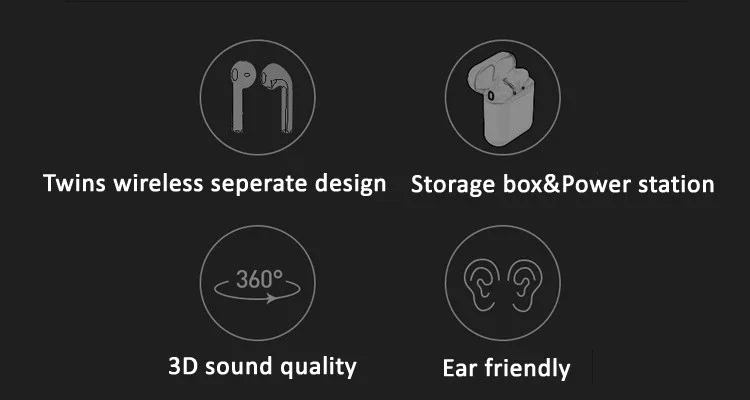 Blue tooth TWS I9 Wireless Ear Buds i9s Headsets In Ear with Microphone for Call - ANKUX.COM