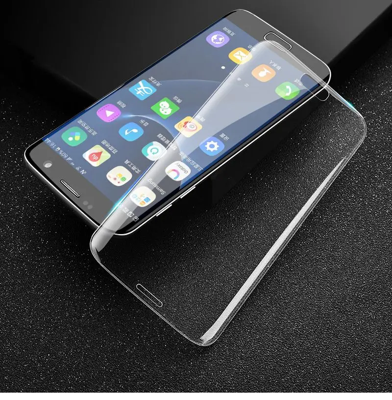 TOMKAS Glass For Samsung S7 Edge Screen Protector Film 3D Curved Edge Glass For Samsung Galaxy S7 Edge S6 Edge Screen Protector (9)