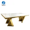 event dining table gold 10 seater
