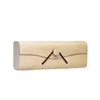 Luxury handmade soft birch wood veneer package box sunglasses gift box