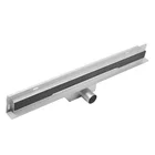 Stainless steel channel invisible side outlet drain wall linear floor drain for shower