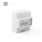 2 Module 36Mm Din Rail Installation Single Phase Two Wire Cyclometer Analog Display Energy Meter