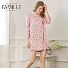 Casual women sexy asian lady sleepwear long sleep dress sexy