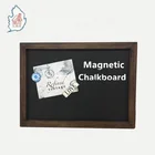 Premium Magnetic Wood Framed wall Chalkboard 18 x 22 Rustic Chalk Board,Non Porous Wall Hanging Blackboard Sign