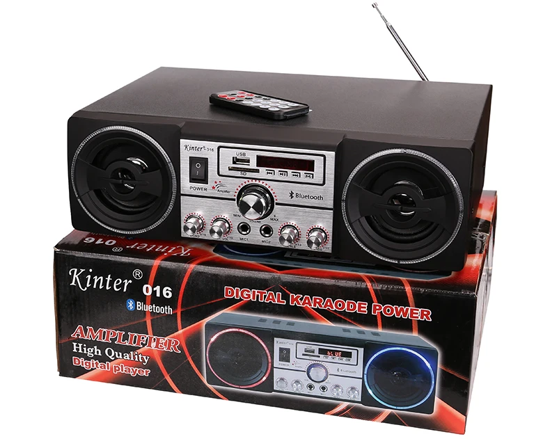 Kinter-016 220v hi fi Karaoke home audio player with two speaker - ANKUX.COM