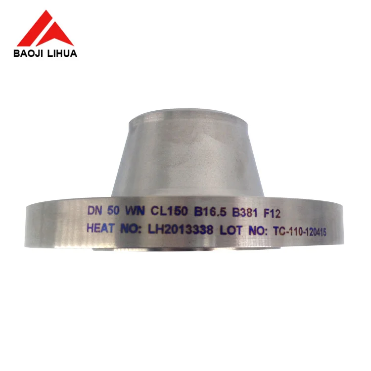 ANSI B 16.5 Ti GR12 titanium WNRF flange 6 INCH CL600
