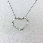 jewelry fashion pendant brass necklace with chain for women
