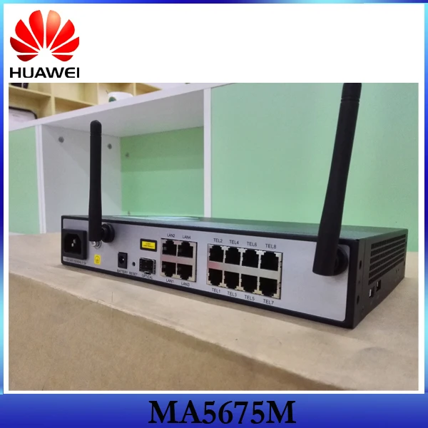 华为wifi gpon ma5675m 无线 onu 4ge   8 pots   wifi