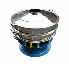 stainless steel 304 food grade rotary circular vibrating screen machine